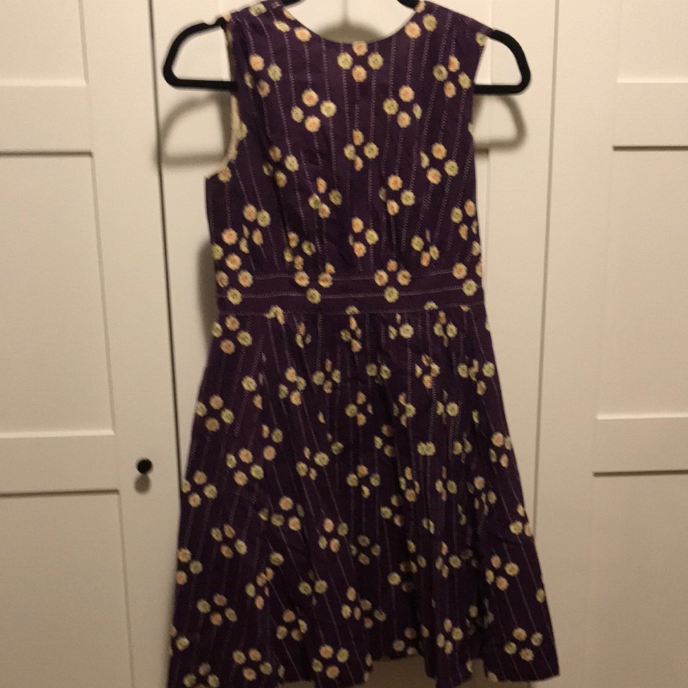 ModCloth Purple Floral Dress
